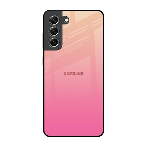 Pastel Pink Gradient Samsung Galaxy S21 FE 5G Glass Back Cover Online