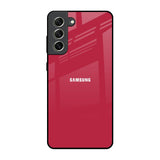 Solo Maroon Samsung Galaxy S21 FE 5G Glass Back Cover Online