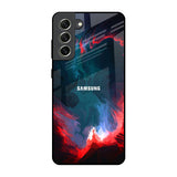 Brush Art Samsung Galaxy S21 FE 5G Glass Back Cover Online