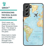 Travel Map Glass Case for Samsung Galaxy S21 FE 5G