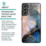 Marble Ink Abstract Glass Case for Samsung Galaxy S21 FE 5G
