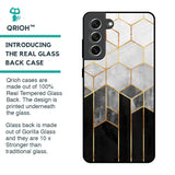 Tricolor Pattern Glass Case for Samsung Galaxy S21 FE 5G