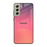 Sunset Orange Samsung Galaxy S21 FE 5G Glass Cases & Covers Online