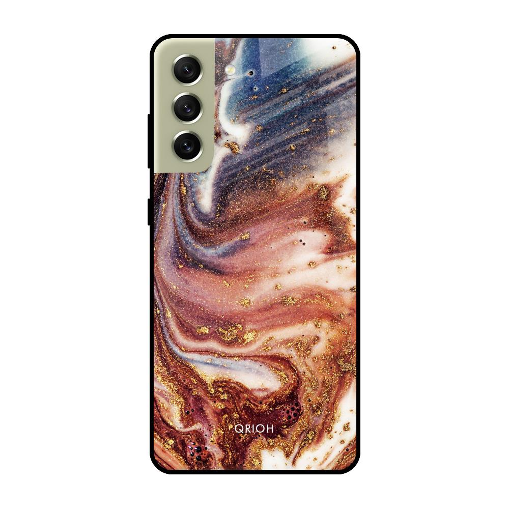 Exceptional Texture Samsung Galaxy S21 FE 5G Glass Cases & Covers Online