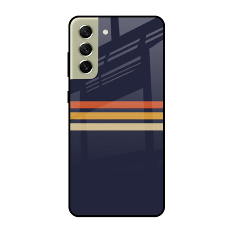 Tricolor Stripes Samsung Galaxy S21 FE 5G Glass Cases & Covers Online