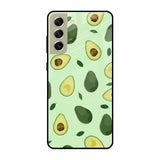 Avocado Green Samsung Galaxy S21 FE 5G Glass Cases & Covers Online