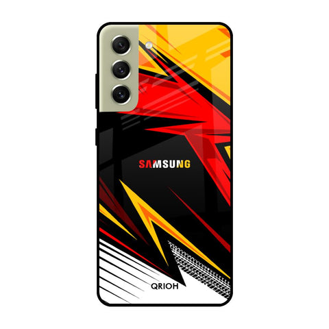 Race Jersey Pattern Samsung Galaxy S21 FE 5G Glass Cases & Covers Online