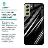 Black & Grey Gradient Glass Case For Samsung Galaxy S21 FE 5G