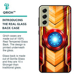 Arc Reactor Glass Case for Samsung Galaxy S21 FE 5G