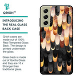 Bronze Abstract Glass Case for Samsung Galaxy S21 FE 5G