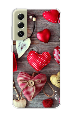 Valentine Hearts Samsung Galaxy S21 FE 5G Back Cover