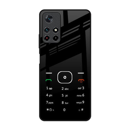 Classic Keypad Pattern Poco M4 Pro 5G Glass Back Cover Online