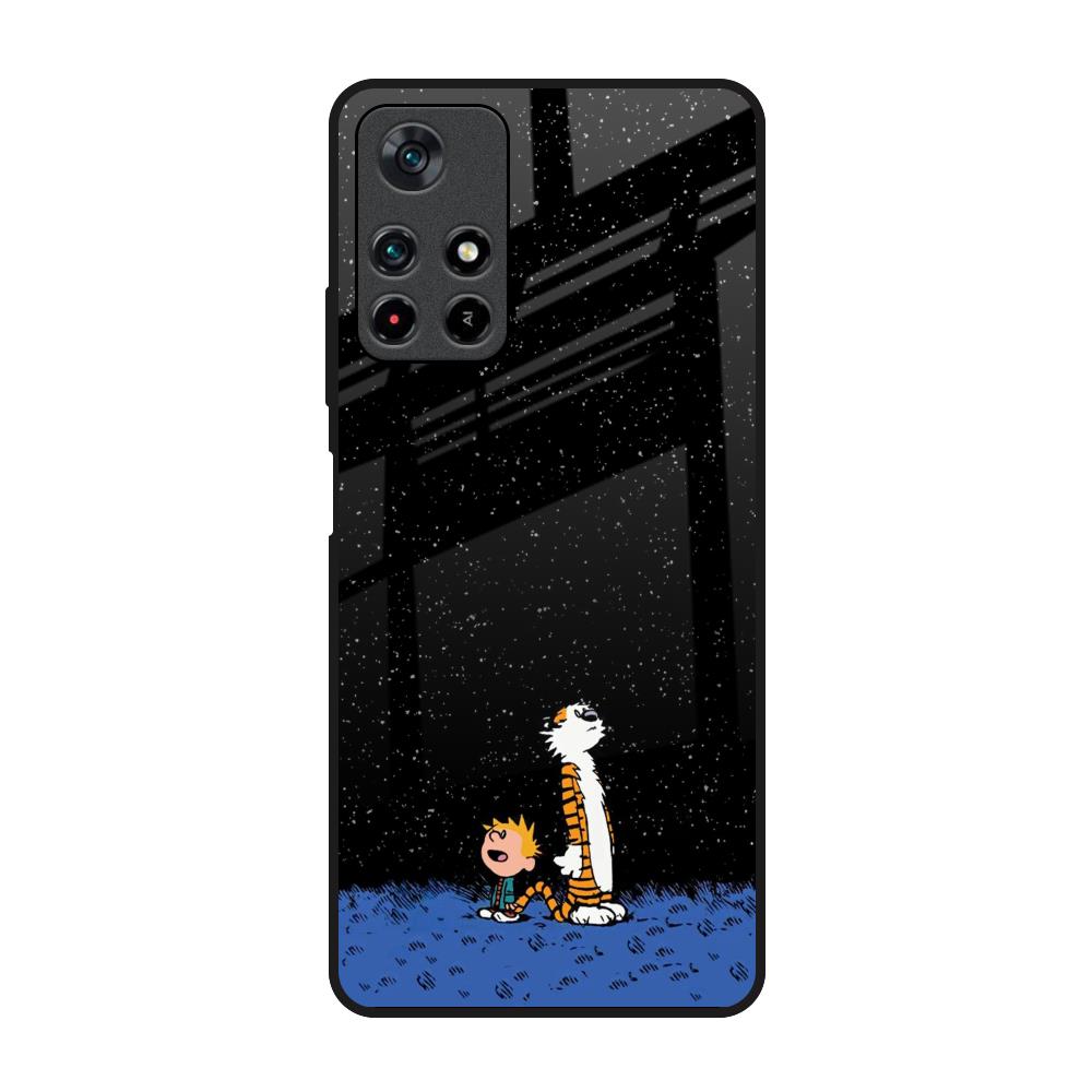 Night Sky Star Poco M4 Pro 5G Glass Back Cover Online