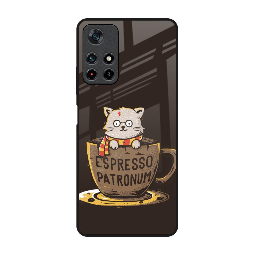 Tea With Kitty Poco M4 Pro 5G Glass Back Cover Online