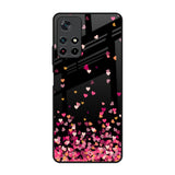 Heart Rain Fall Poco M4 Pro 5G Glass Back Cover Online