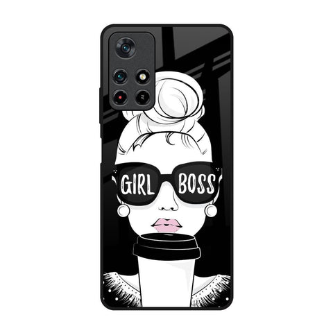 Girl Boss Poco M4 Pro 5G Glass Back Cover Online