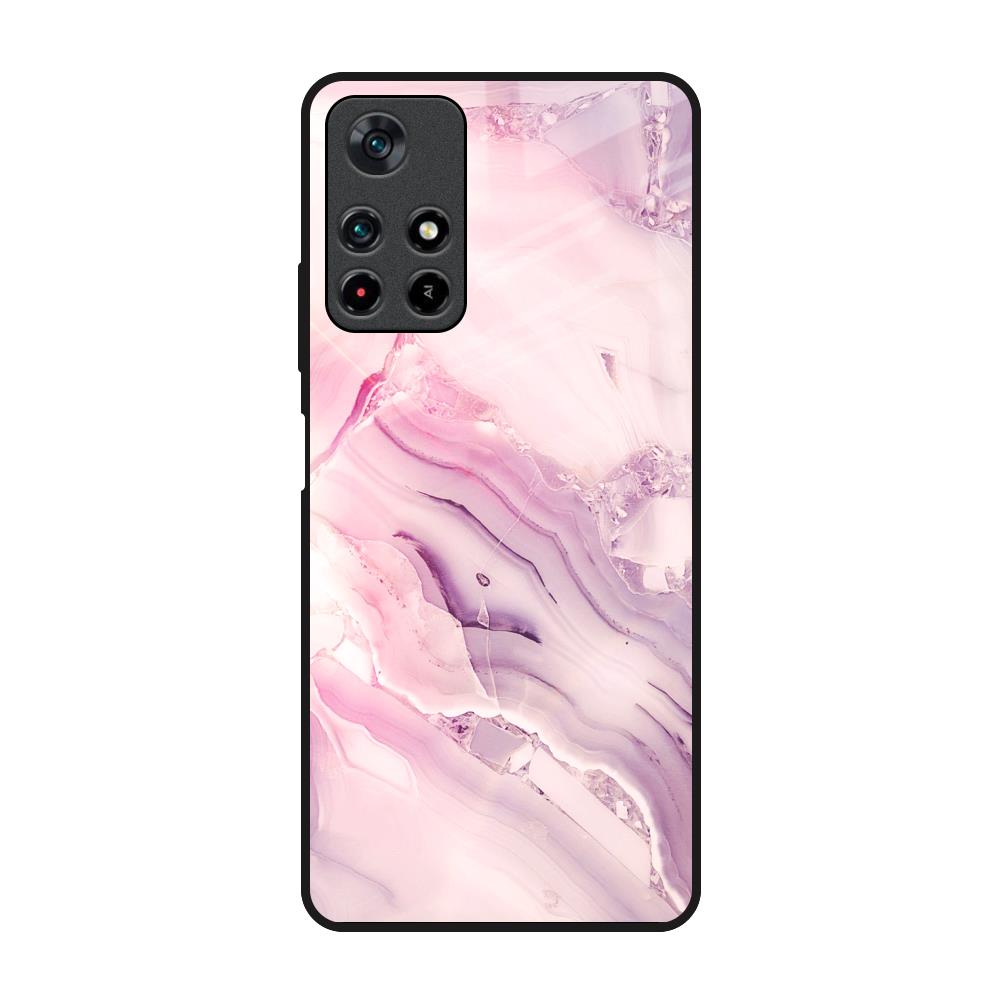 Diamond Pink Gradient Poco M4 Pro 5G Glass Back Cover Online