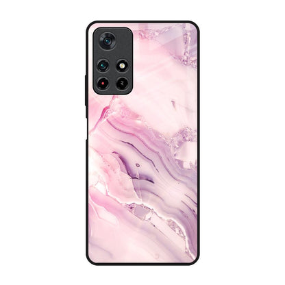 Diamond Pink Gradient Poco M4 Pro 5G Glass Back Cover Online