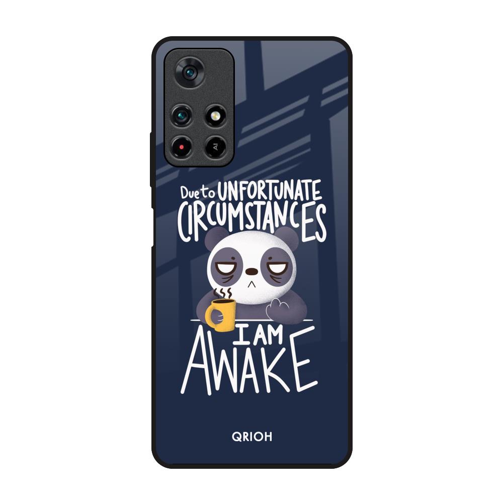 Struggling Panda Poco M4 Pro 5G Glass Back Cover Online