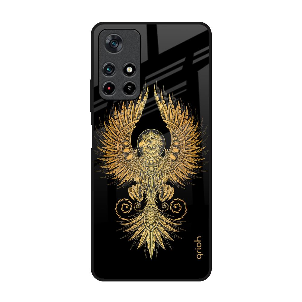 Mythical Phoenix Art Poco M4 Pro 5G Glass Back Cover Online