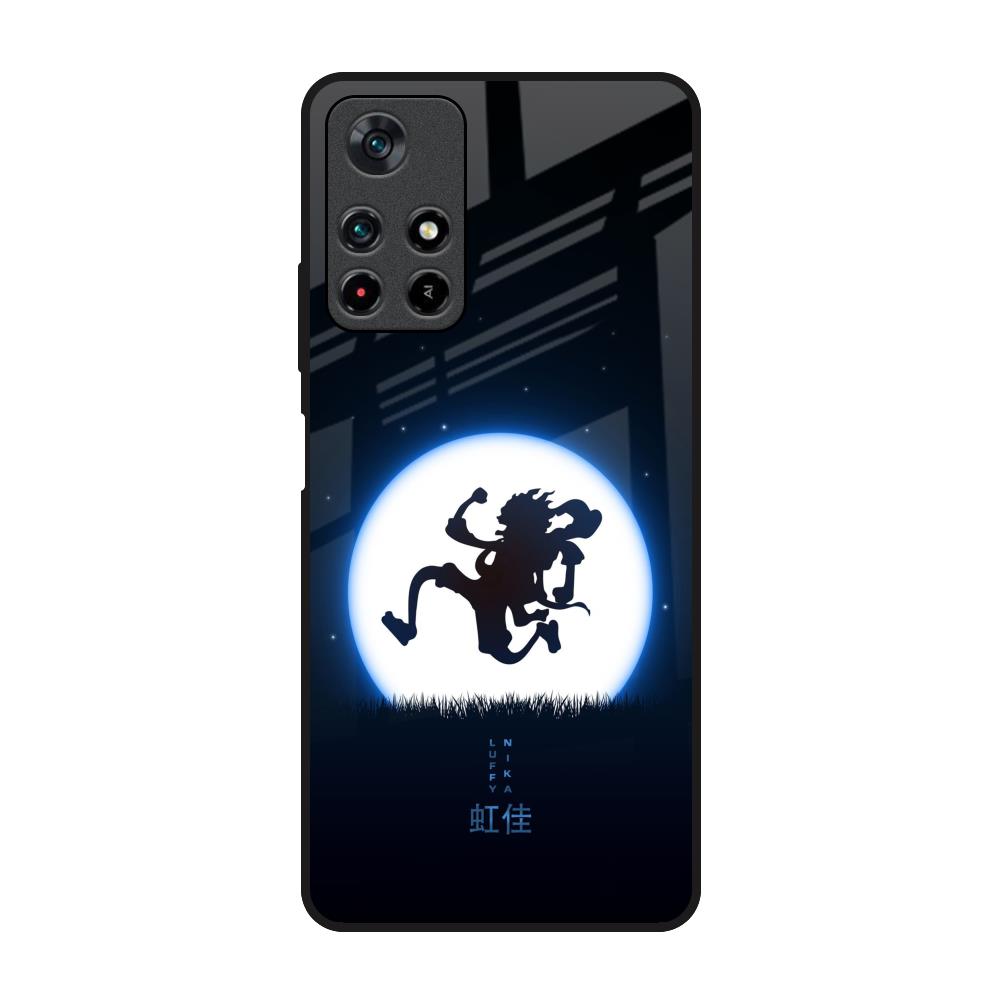 Luffy Nika Poco M4 Pro 5G Glass Back Cover Online