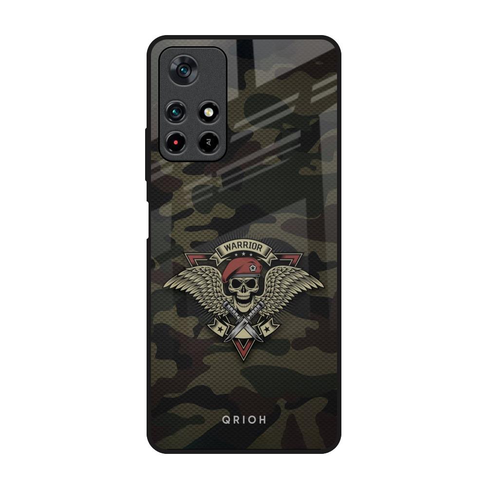 Army Warrior Poco M4 Pro 5G Glass Back Cover Online