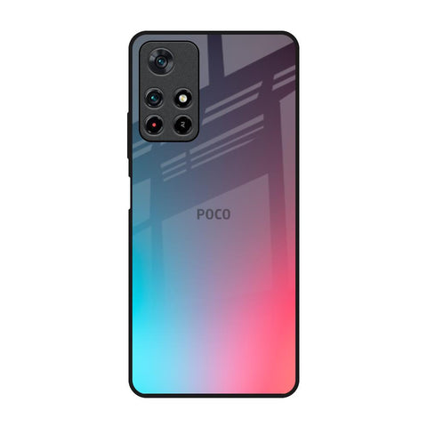 Rainbow Laser Poco M4 Pro 5G Glass Back Cover Online