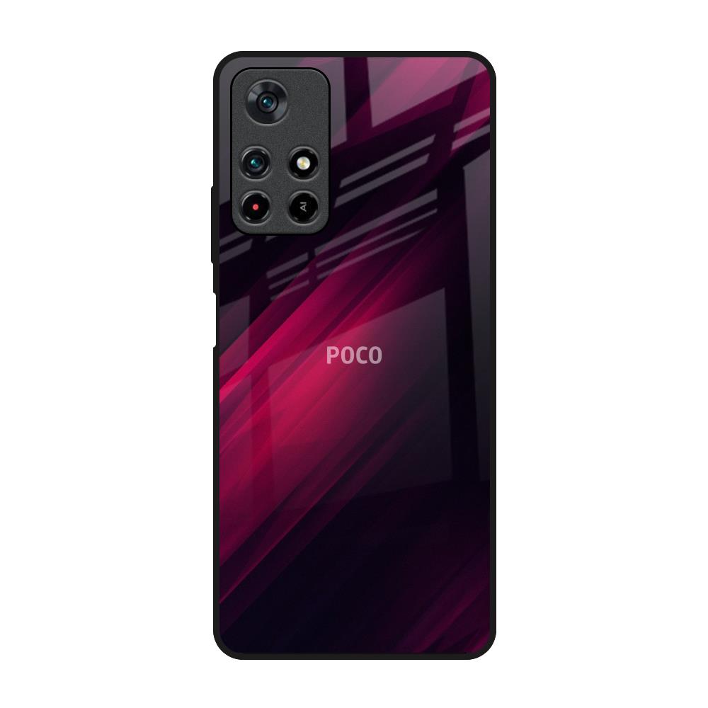 Razor Black Poco M4 Pro 5G Glass Back Cover Online