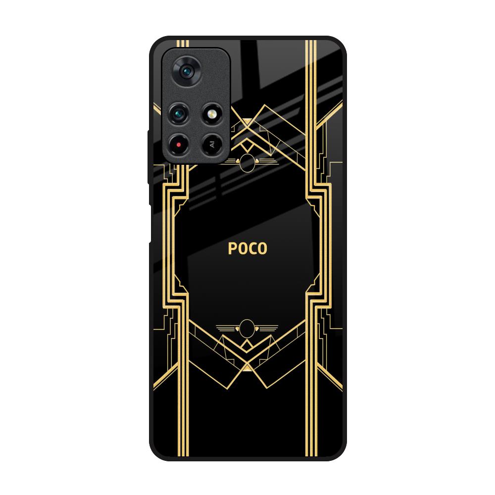 Sacred Logo Poco M4 Pro 5G Glass Back Cover Online