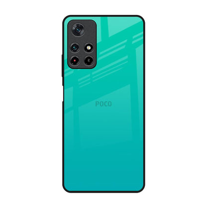 Cuba Blue Poco M4 Pro 5G Glass Back Cover Online