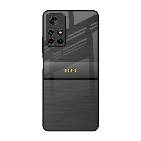 Grey Metallic Glass Poco M4 Pro 5G Glass Back Cover Online