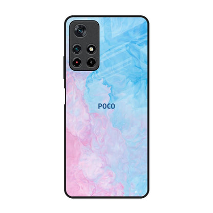 Mixed Watercolor Poco M4 Pro 5G Glass Back Cover Online