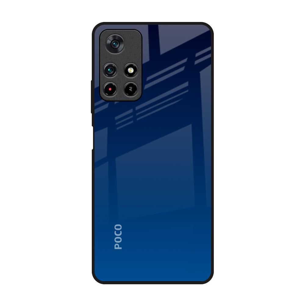 Very Blue Poco M4 Pro 5G Glass Back Cover Online