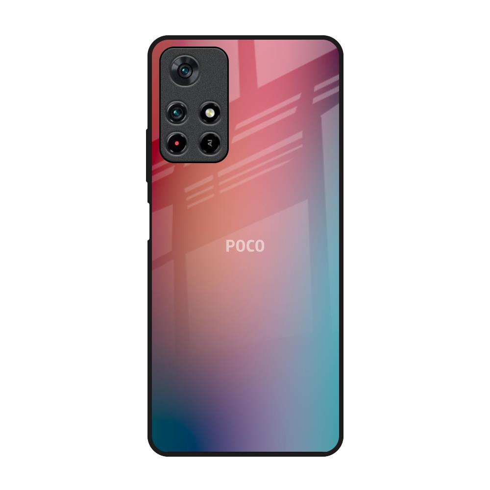 Dusty Multi Gradient Poco M4 Pro 5G Glass Back Cover Online