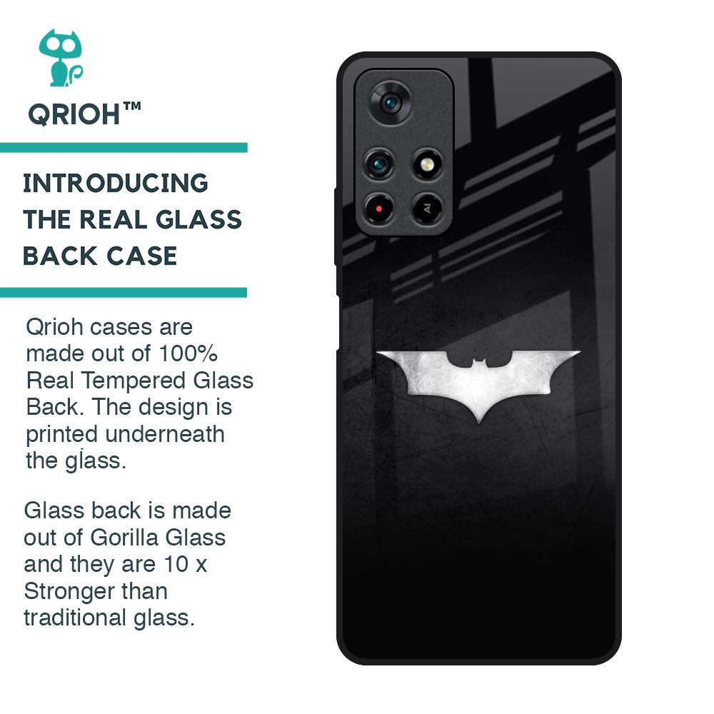 Super Hero Logo Glass Case for Poco M4 Pro 5G