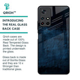 Dark Blue Grunge Glass Case for Poco M4 Pro 5G