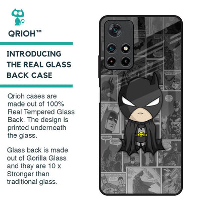 Cartoon Art Glass Case for Poco M4 Pro 5G
