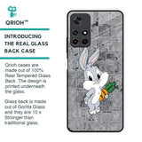 Cute Baby Bunny Glass Case for Poco M4 Pro 5G