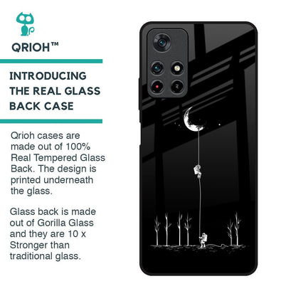 Catch the Moon Glass Case for Poco M4 Pro 5G