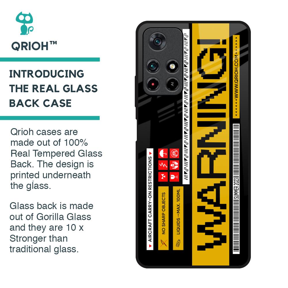 Aircraft Warning Glass Case for Poco M4 Pro 5G