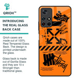 Anti Social Club Glass Case for Poco M4 Pro 5G
