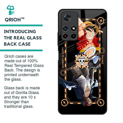 Shanks & Luffy Glass Case for Poco M4 Pro 5G