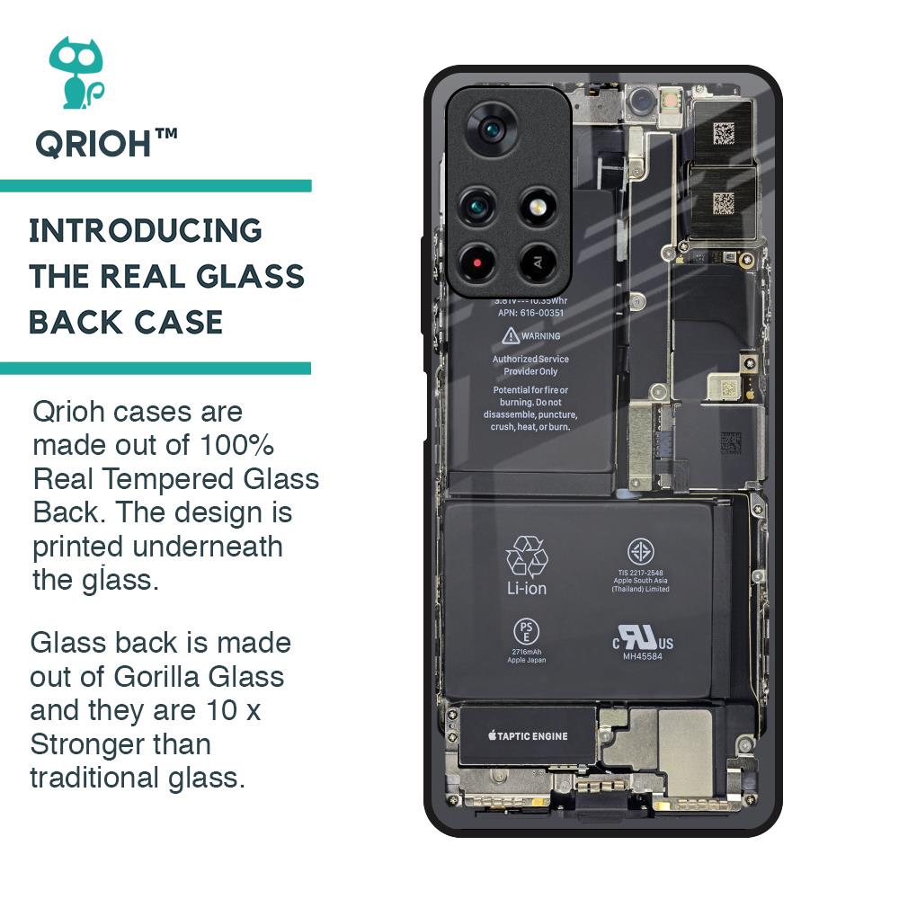 Skeleton Inside Glass Case for Poco M4 Pro 5G