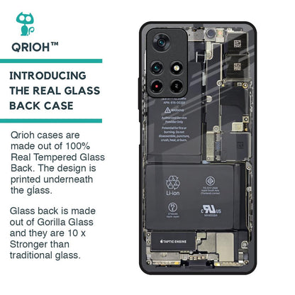 Skeleton Inside Glass Case for Poco M4 Pro 5G