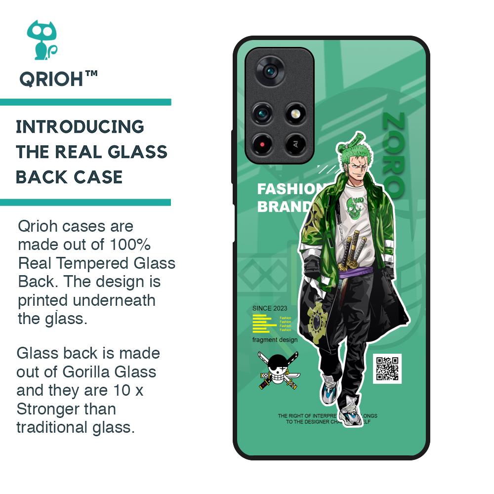Zoro Bape Glass Case for Poco M4 Pro 5G