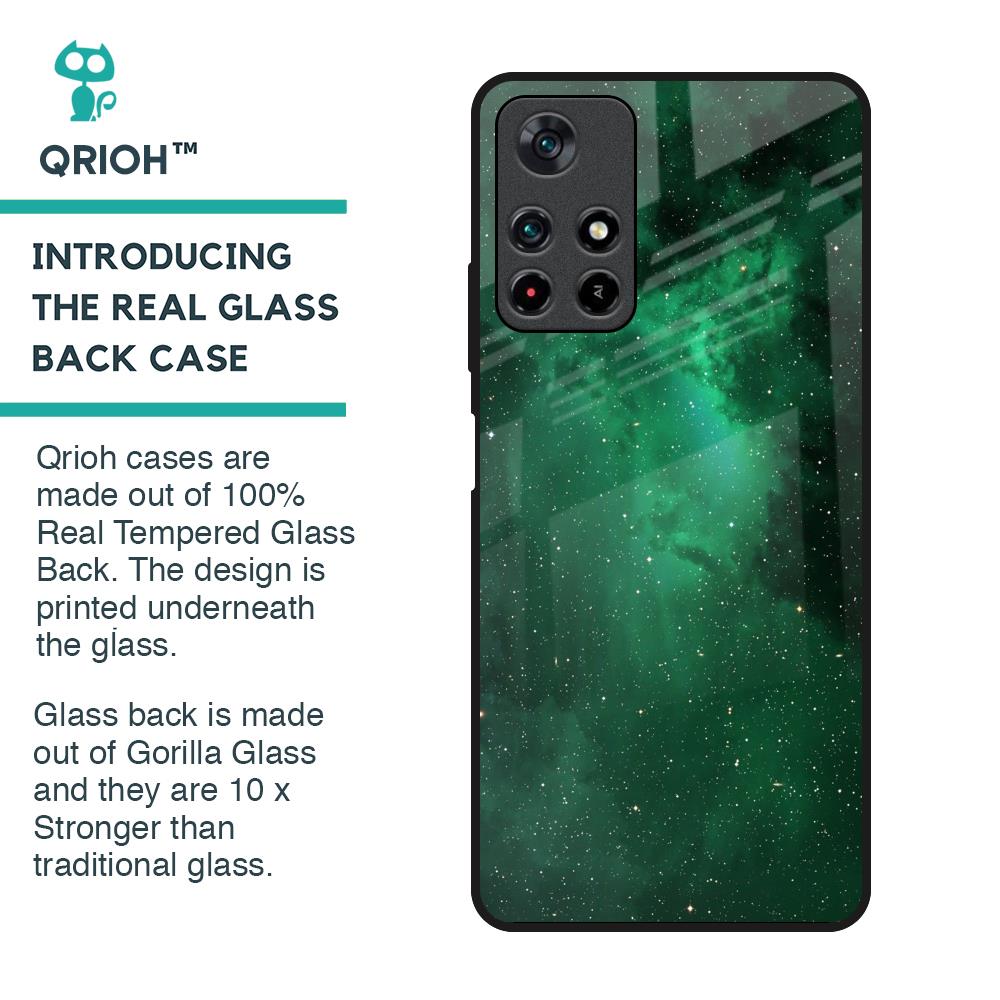 Emerald Firefly Glass Case For Poco M4 Pro 5G