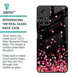 Heart Rain Fall Glass Case For Poco M4 Pro 5G