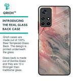 Pink And Grey Marble Glass Case For Poco M4 Pro 5G