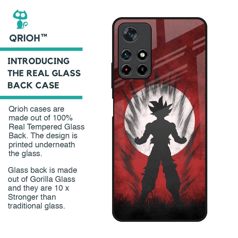 Japanese Animated Glass Case for Poco M4 Pro 5G