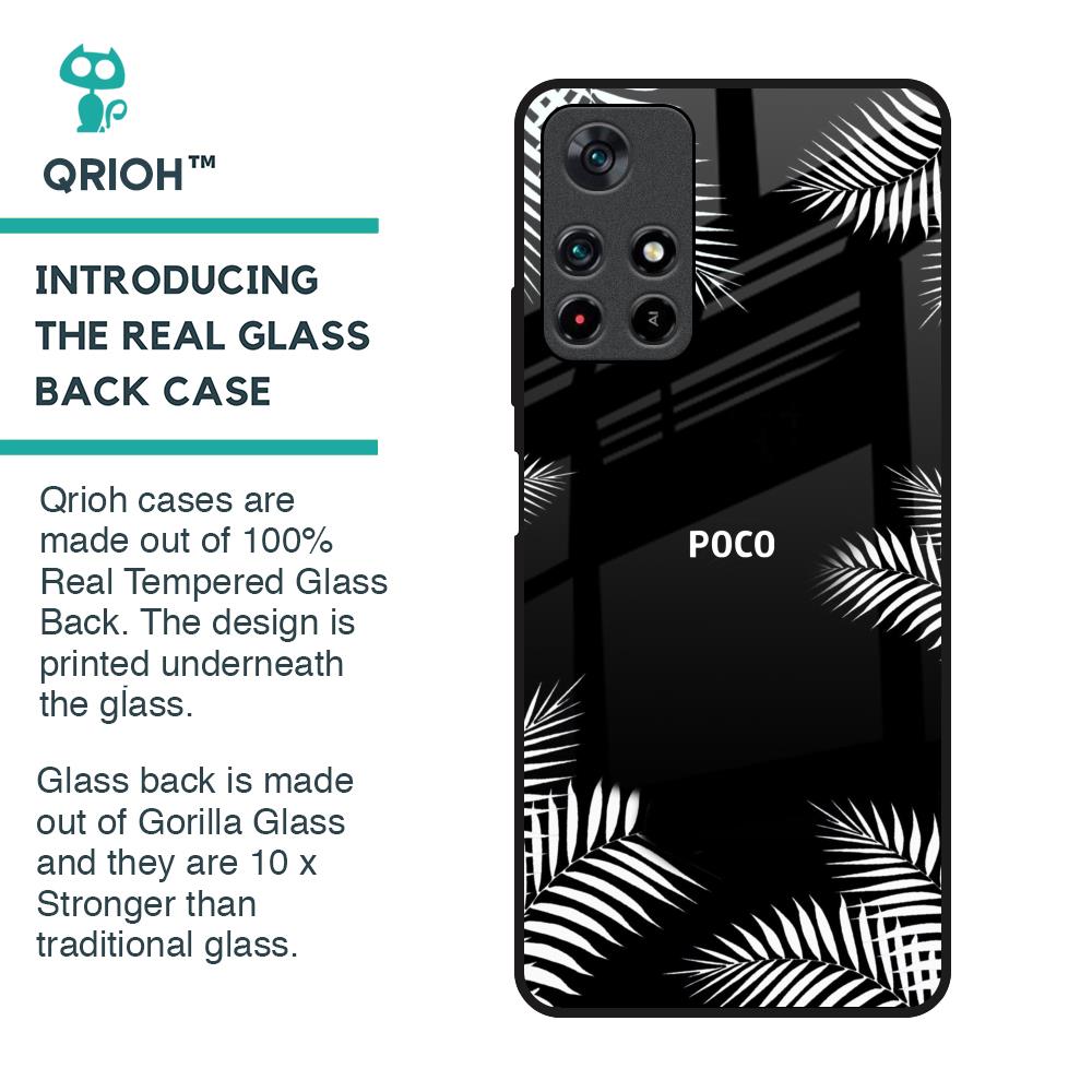 Zealand Fern Design Glass Case For Poco M4 Pro 5G